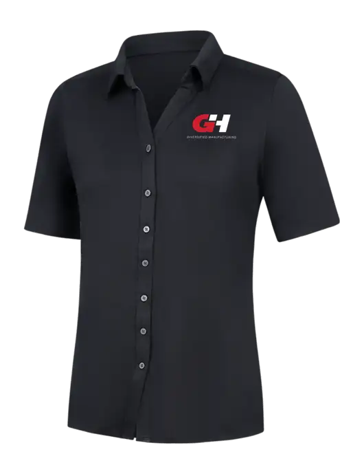 Womens Black City Stretch Top w/G&H Logo