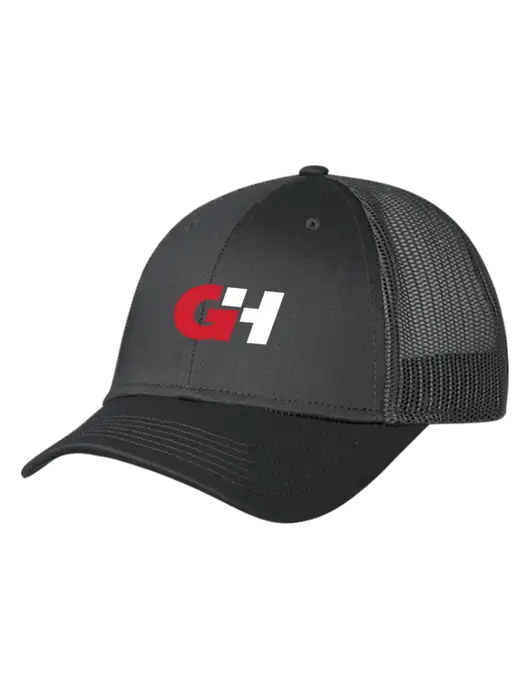 Charcoal Mesh Trucker Cap Snap Back w/G&H Logo