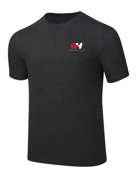Simply Soft Black Frost 4.5oz  Poly/Combed Ring Spun Cotton T-Shirt w/G&H Logo