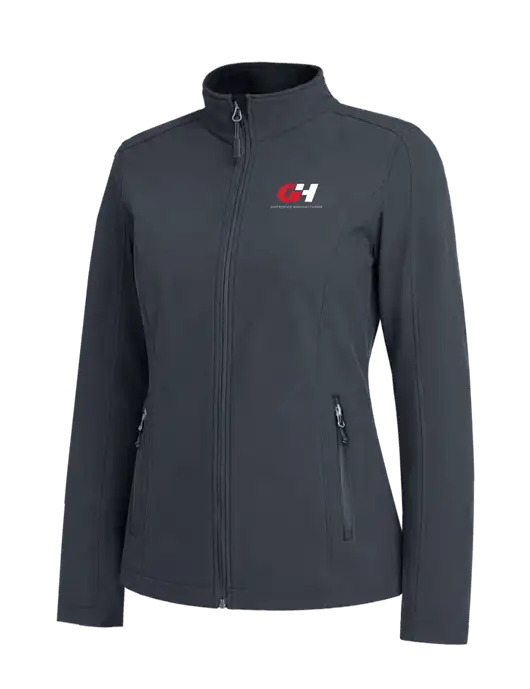Charcoal Grey Womens Core Soft Shell Jacket w/G&H Logo