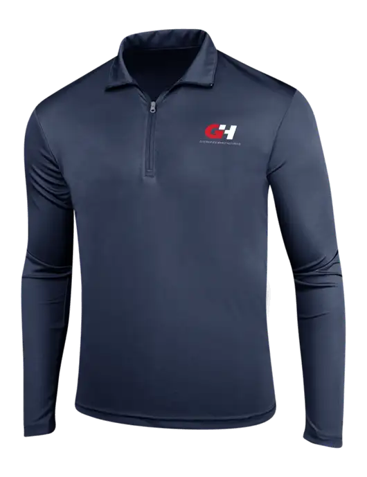 Navy PosiCharge Competitor 1/4 Zip Pullover w/G&H Logo