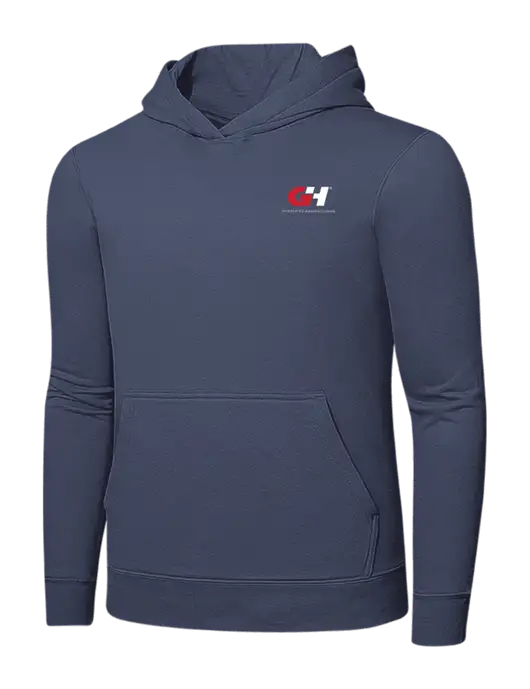 Steel Blue 7.8. oz Ring Spun Hooded Sweatshirt w/G&H Logo