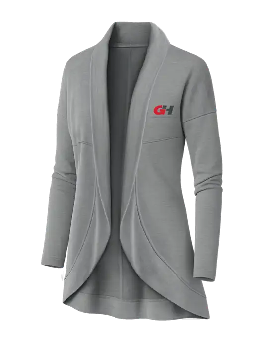 OGIO Light Grey Heather Womens Luuma Cocoon Fleece w/G&H Logo