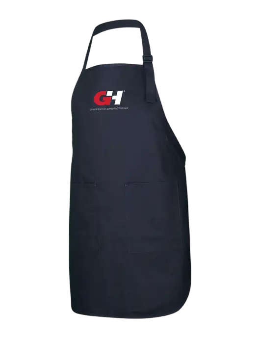 Full-Length Black Apron With Pockets w/G&H Logo