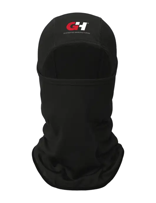 Black CornerStone Smooth Fleece Face Mask w/G&H Logo