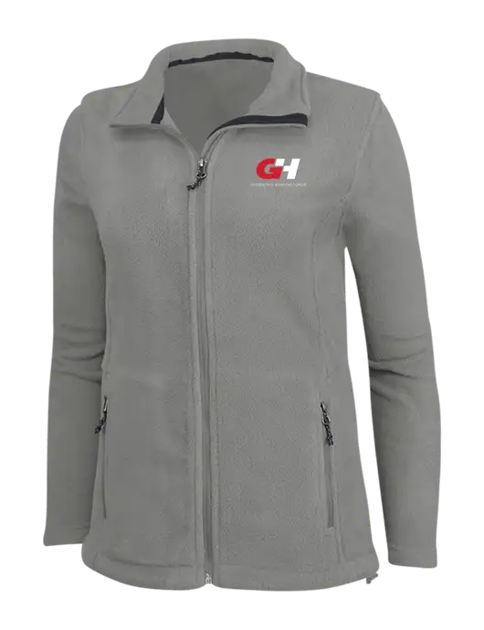 Womens Medium Grey Fleece Jacket w/G&H Logo