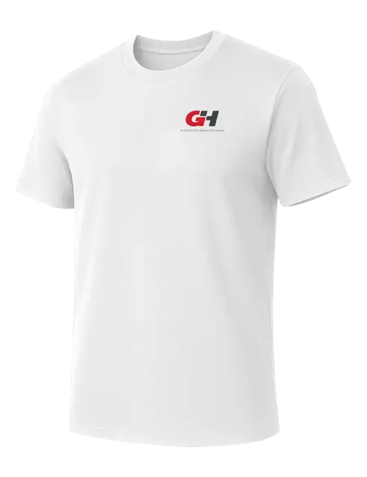 Allmade Bright White Organic Cotton Tee w/G&H Logo