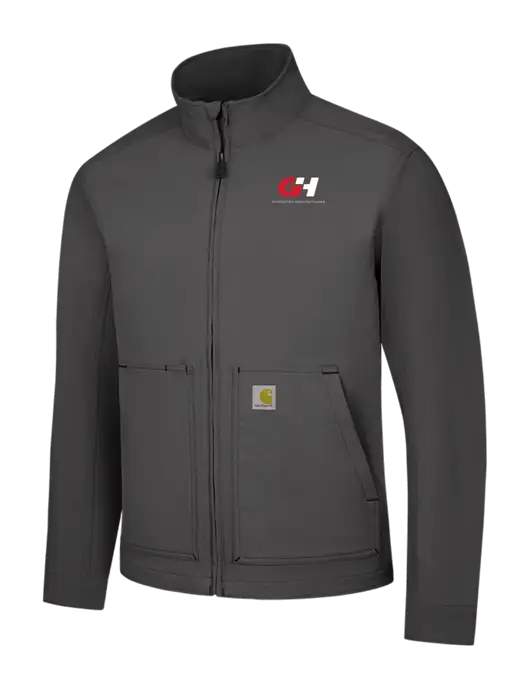 Carhartt Dark Grey Super Dux Soft Shell Jacket w/G&H Logo