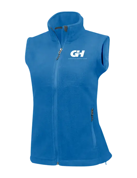 Royal Womens Fleece Vest w/G&H Logo
