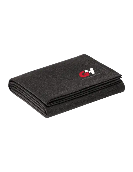 Recycled Charcoal Heather Blanket w/G&H Logo