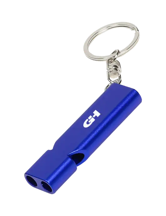 Quick Alert Blue Safety Whistle w/G&H Logo