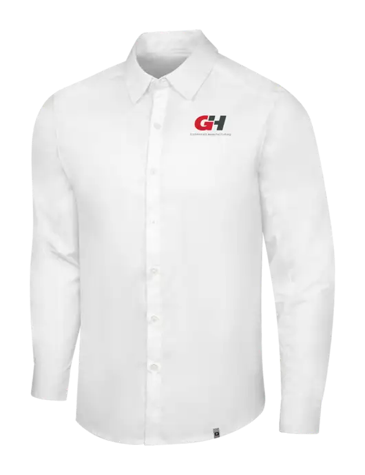 OGIO White Commuter Woven Shirt w/G&H Logo