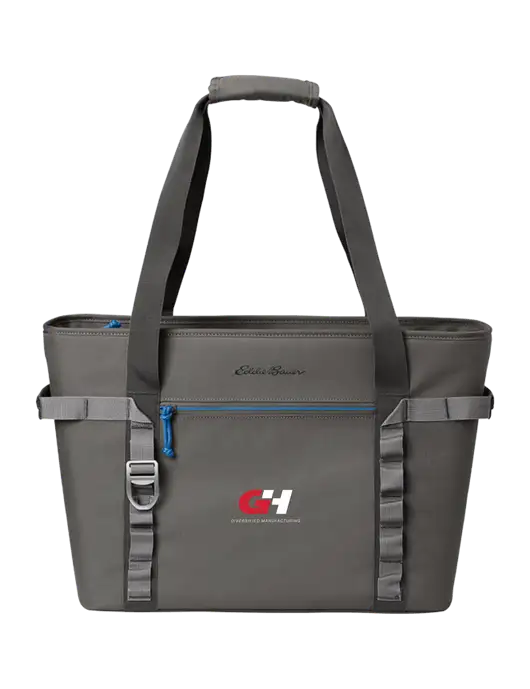 Eddie Bauer Dark Medium Grey/Royal Max Cool Tote Cooler  w/G&H Logo