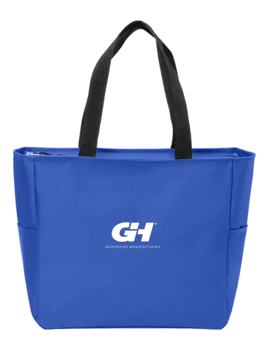 Everyday True Royal Zip Tote  w/G&H Logo