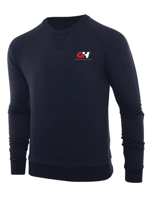 Allmade Dark Navy Organic French Terry Crewneck Sweatshirt w/G&H Logo