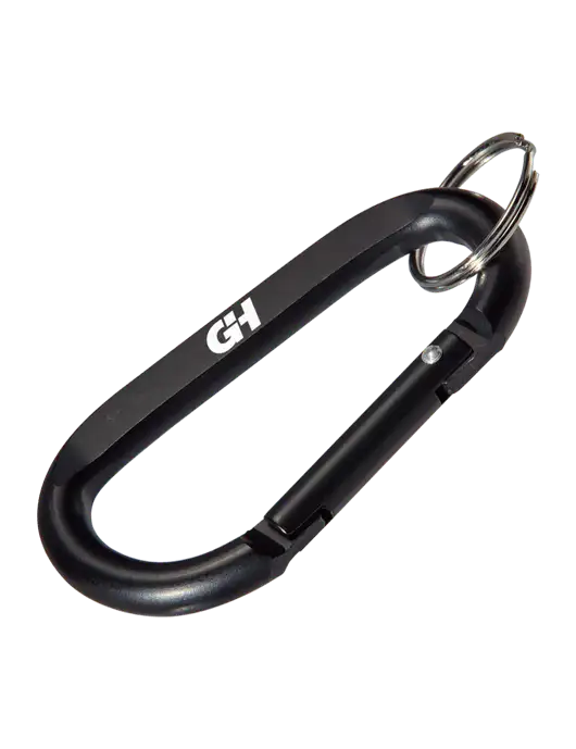Black Carabiner & Key Ring w/G&H Logo