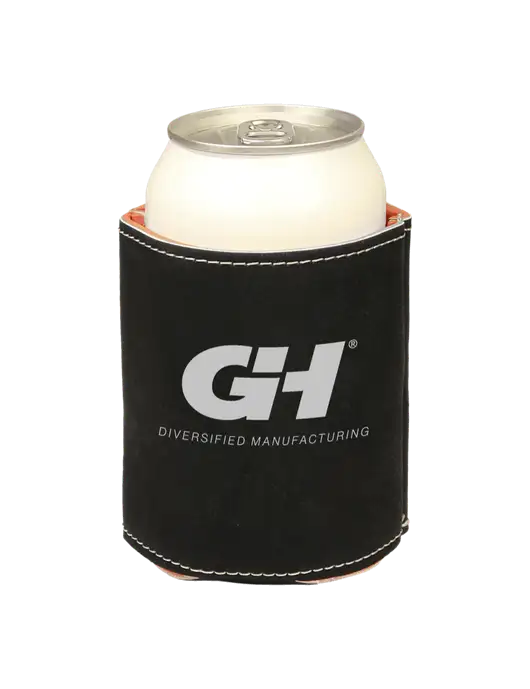 Black Leatherette Beverage Holder w/G&H Logo