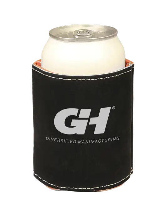 Black Leatherette Beverage Holder w/G&H Logo