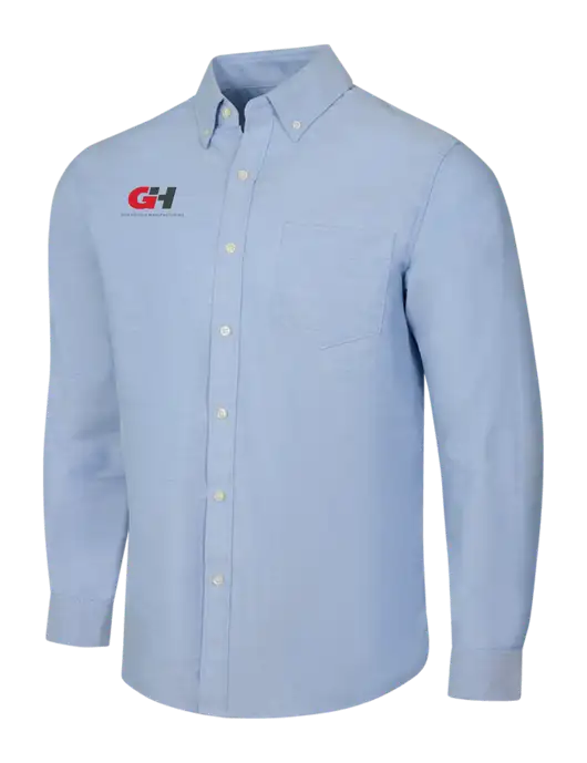 Light Blue SuperPro Oxford Shirt w/G&H Logo