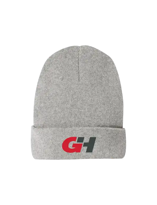 Recycled Light Heather Grey Beanie w/G&H Logo