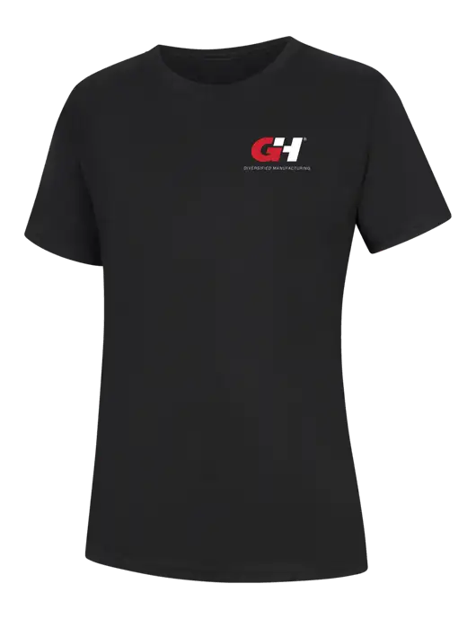 Womens Black Core Blend Tee w/G&H Logo