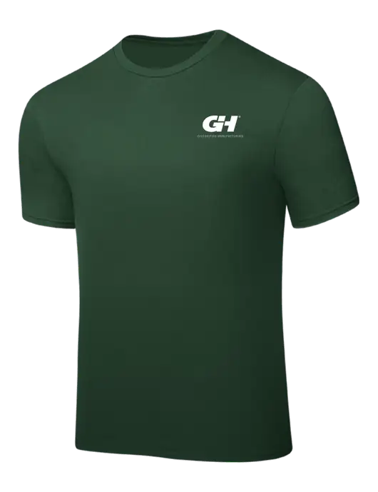 Dark Green PosiCharge Competitor Tee w/G&H Logo