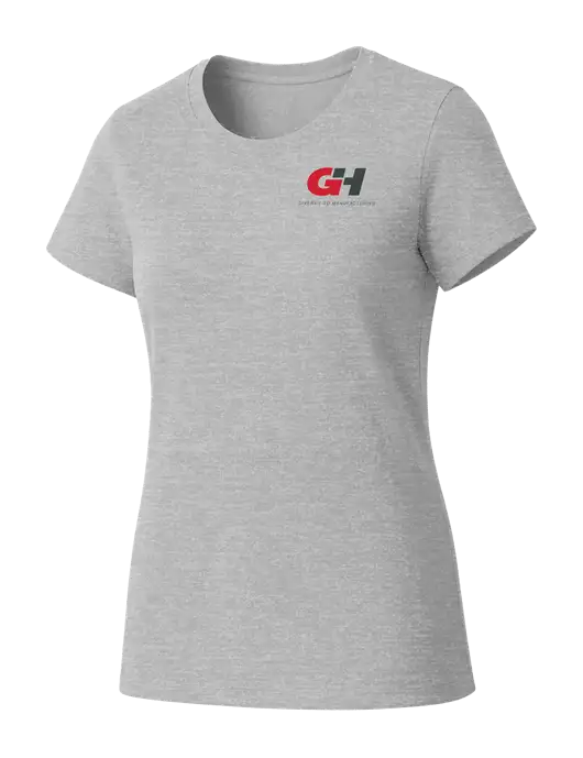 Womens Seriously Soft Light Heathered Grey T-Shirt w/G&H Logo