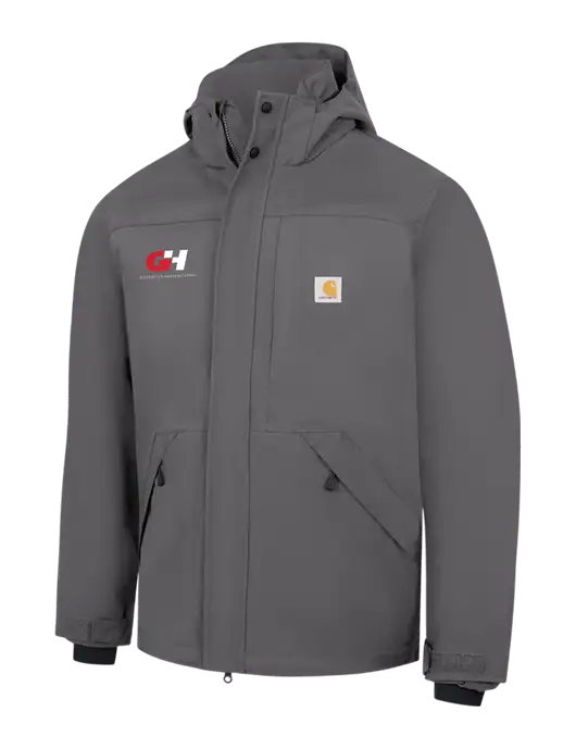 Carhartt Dark Grey Storm Defender Shoreline Jacket w/G&H Logo