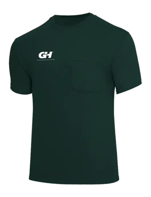 Core Blend Dark Green Pocket T-Shirt w/G&H Logo