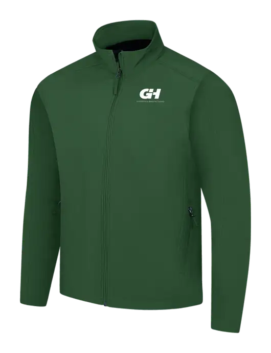 Dark Green Core Soft Shell Jacket w/G&H Logo