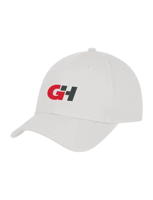 White Structured Cap Hook & Loop w/G&H Logo