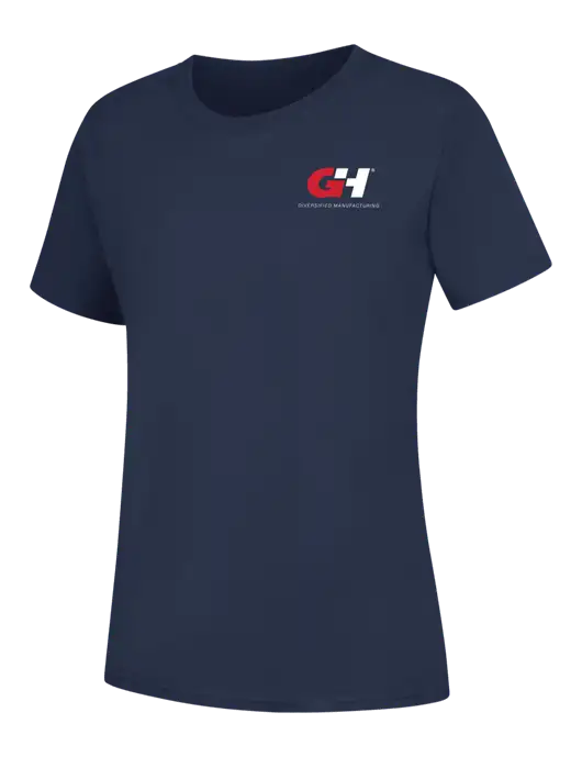Womens Navy Core Blend Tee w/G&H Logo