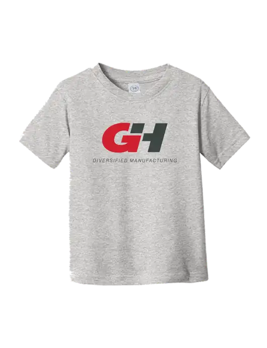 Rabbit Skins Light Grey Heather Toddler Fine Jersey Tee w/G&H Logo