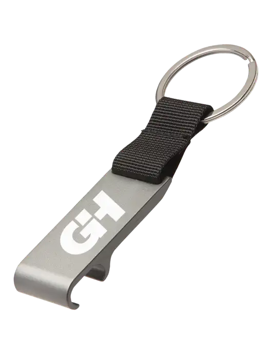 Gunmetal Bottle Opener & Key Ring w/G&H Logo