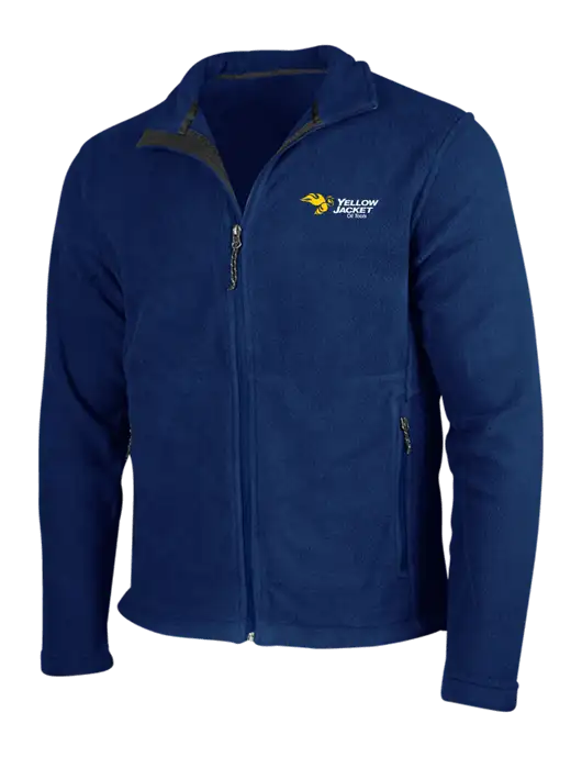 Navy Fleece Jacket w/Yellow Jacket Logo