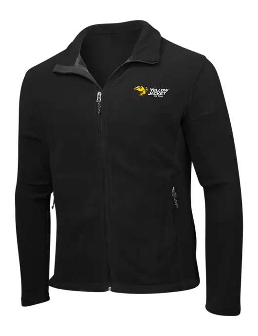 Black Fleece Jacket w/Yellow Jacket Logo