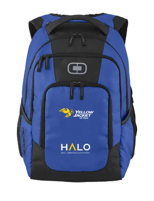 OGIO Cobalt Logan Laptop Backpack
 w/Yellow Jacket Logo, HALO Logo