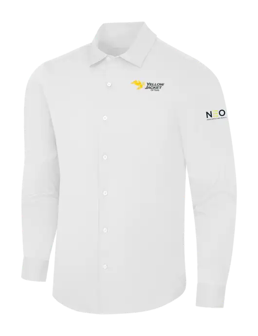 White City Stretch Shirt w/Yellow Jacket Logo, Neon Logo