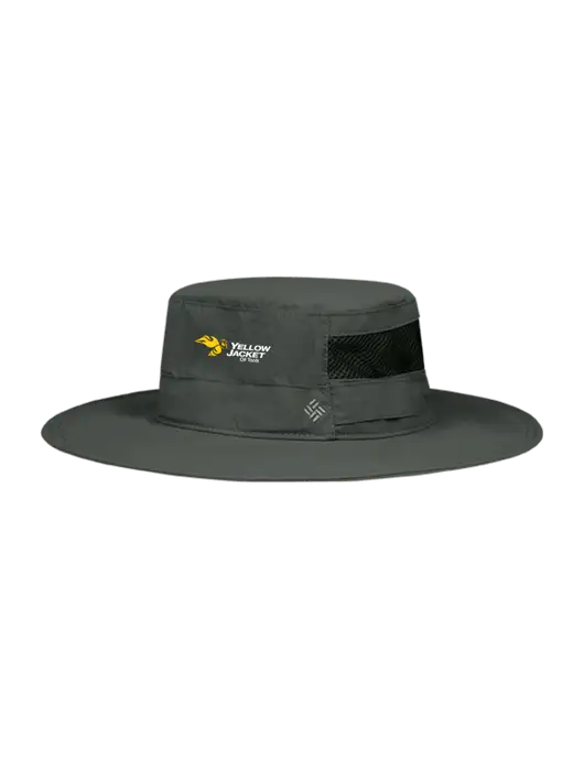 Columbia Dark Grey Bora Bora Booney  Hat w/Yellow Jacket Logo