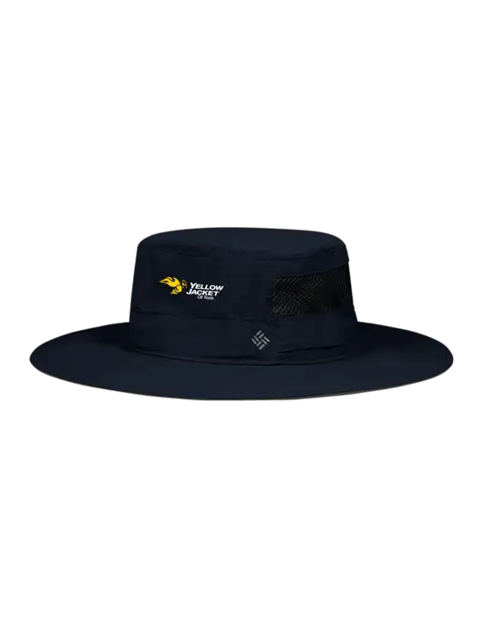 Columbia Navy Bora Bora Booney  Hat w/Yellow Jacket Logo